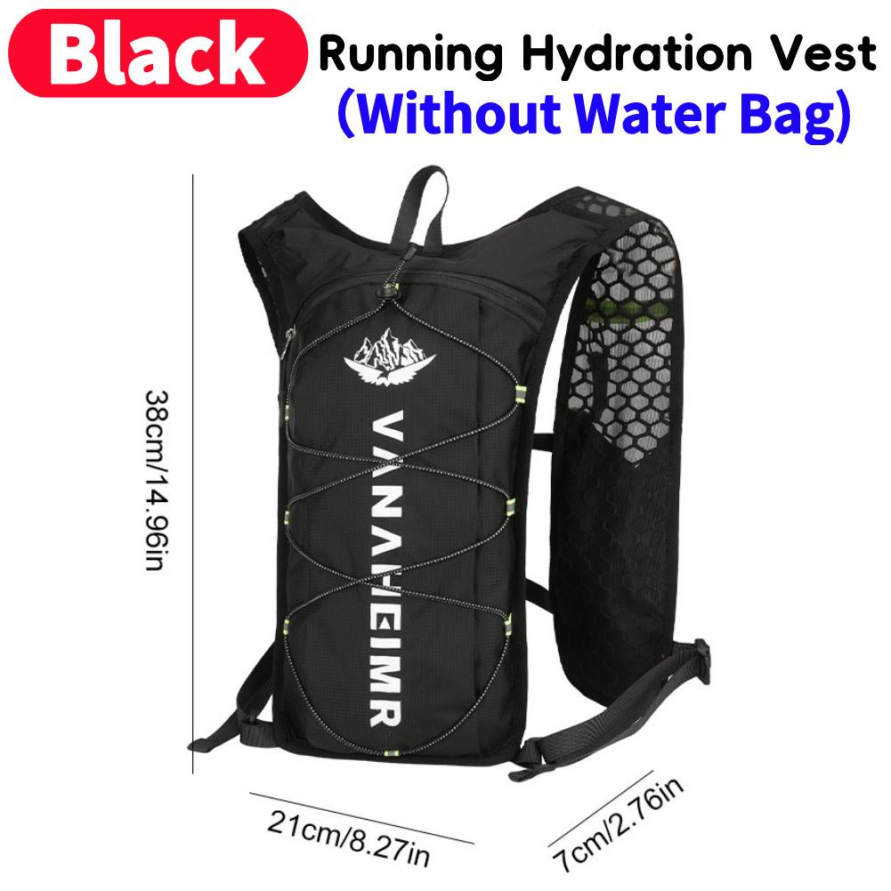 Running Hydration Vest Unisex Lightweight Breathable Backpacks For Hiking Cycling off-road Marathon Climbing Sports Water Bags