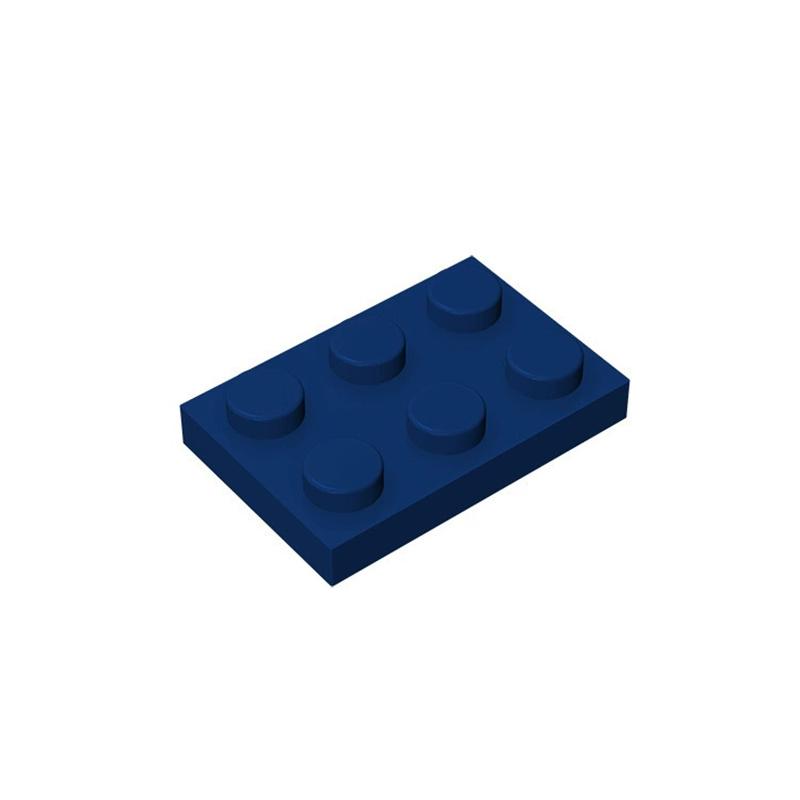 

10pcs 3021 2X3 Low 6Hole Building Blocks Thin Blocks Blocks 90 Colors Add-Ons Fitting Including Playthings Ideal for Children 10pcs темно-синий