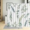 Leaves Shower Curtain Watercolor Tree Branch Leaf Vine Plant Bath Curtain Modern Fabric Nordic Bathroom Decor