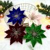Sparkling Christmas Glitter Flower 24CM Sequins Flower  Wedding Decoration
