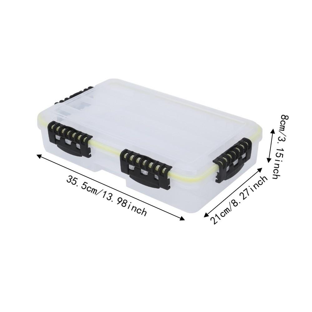 with Removable Partitions Fishing Lure Storage Box Fishing Tackle Box  For Fish Hooks Storage