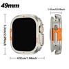 Custodia Metallica per Apple Watch Ultra 3 49mm 46mm 45mm 44mm Custodia Protettiva Telaio Paraurti in Alluminio per IWatch Serie 11 10 9 8 7 6 5 SE