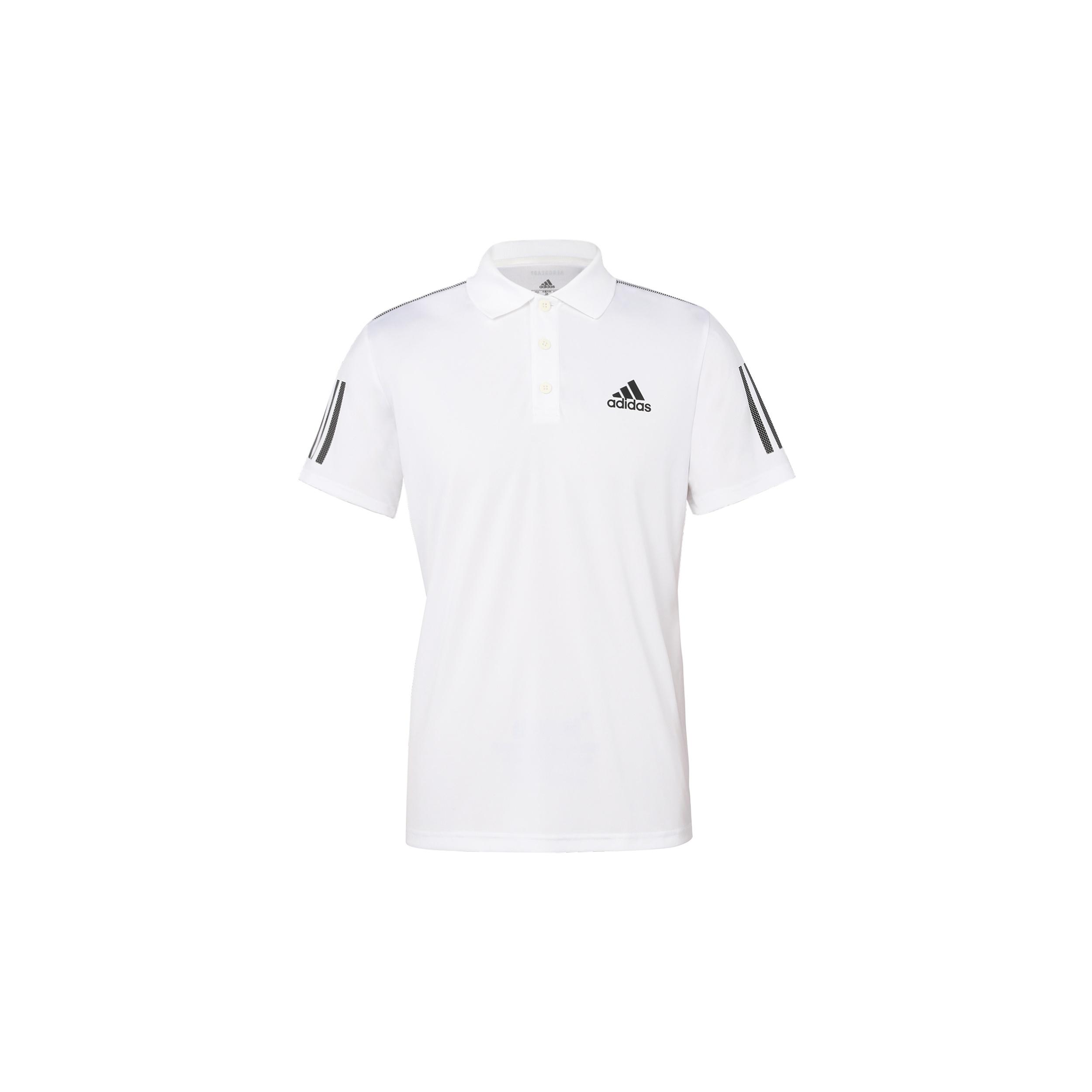 adidas Club 3STR Polo Tennis Sports Polo Shirt White Men s DU0849 XL
