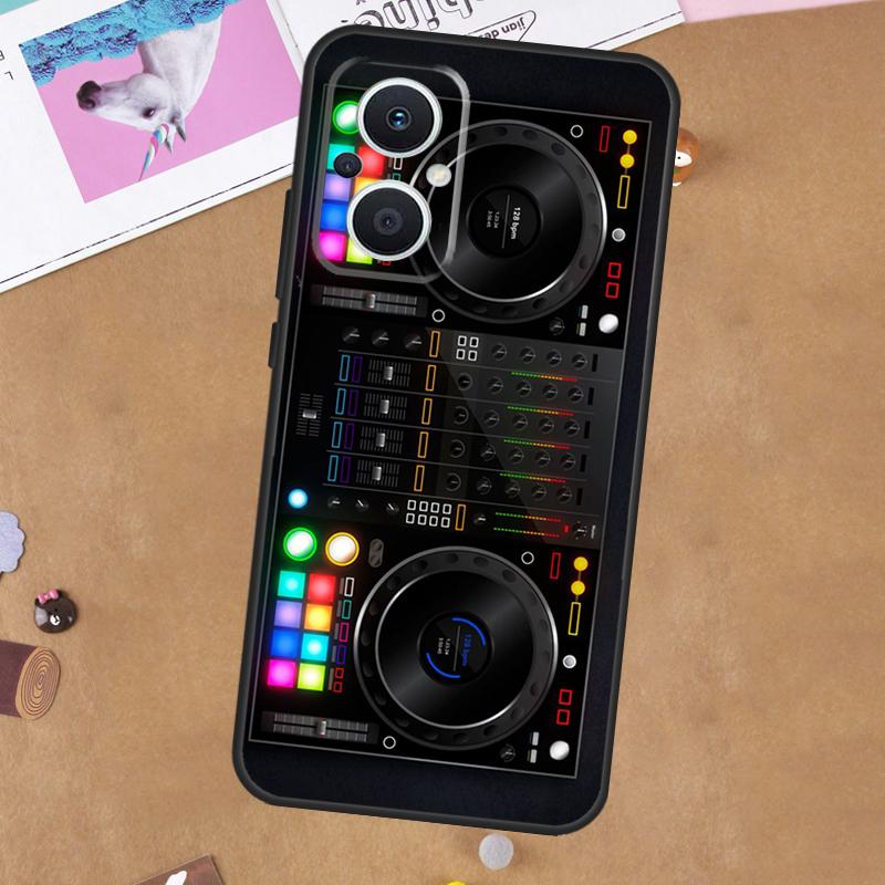 Music DJ Controller Mixer Funda For OPPO Reno 11 F 10 Pro 4 5 6 7 8 Lite 4Z 5Z 8T OPPO Find X6 X5 Pro X2 X3 Neo Case