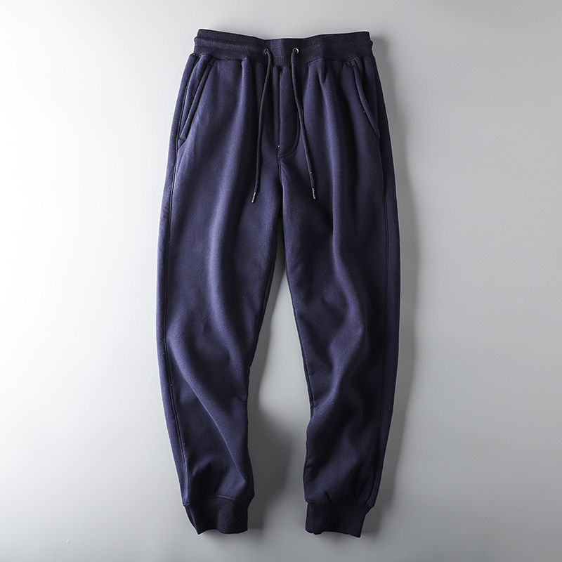 Cut Label Cattle Goods New Arrival Export Extra Thick Cashmere Sweater Navy Blue XL