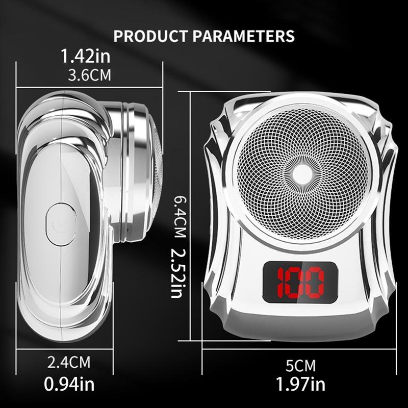 Portable Mini Shaver Electric Shaver Usb Waterproof Rechargeable Travel Wet and Dry Car Men'S Razor