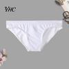 Men Underpants Briefs Stretchy Breathable Comfortable Soft See Through Trendy Ice Silk Sexy Low Waist Panties Daily Life