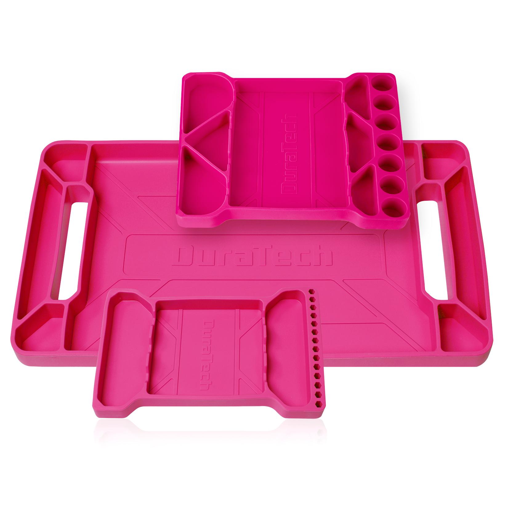 

DuraTech Flexible Tool Tray, Silicone Tool Holder for Mechanics Storage, Heat and Chemical Resistant Tool Organizer for Auto