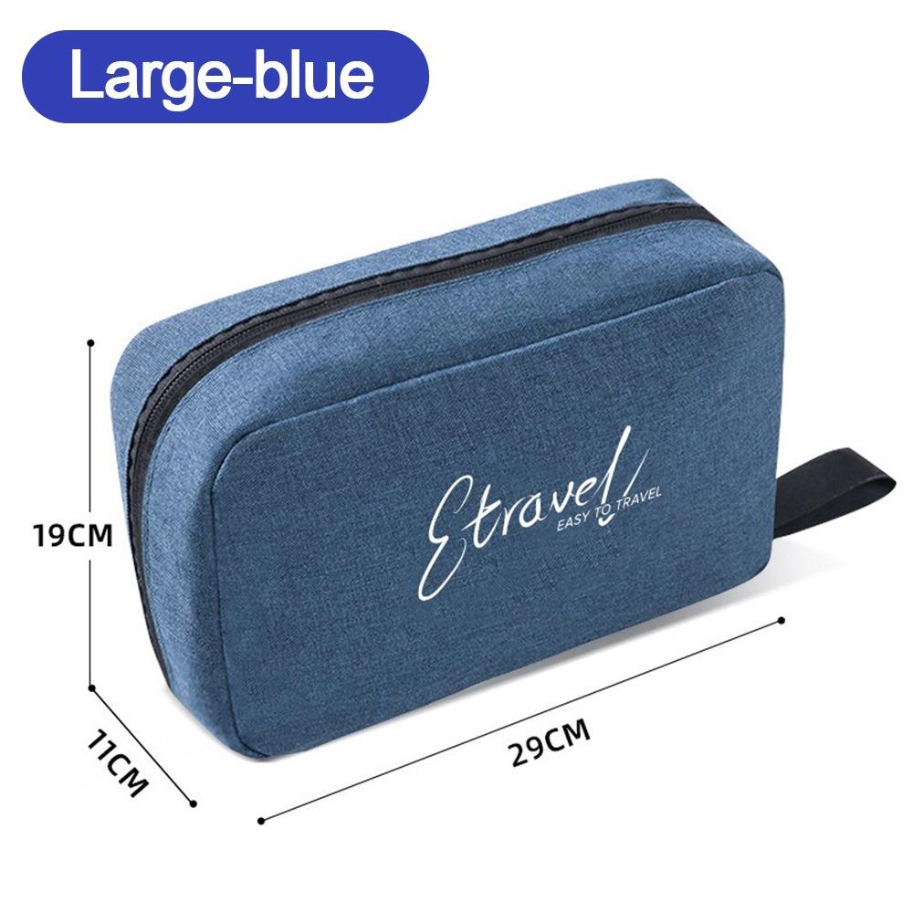 Waterproof Travel Organizer Wet/Dry Compartments Folding Design Bathroom Organizer Essentials Case Cosmetic Storage