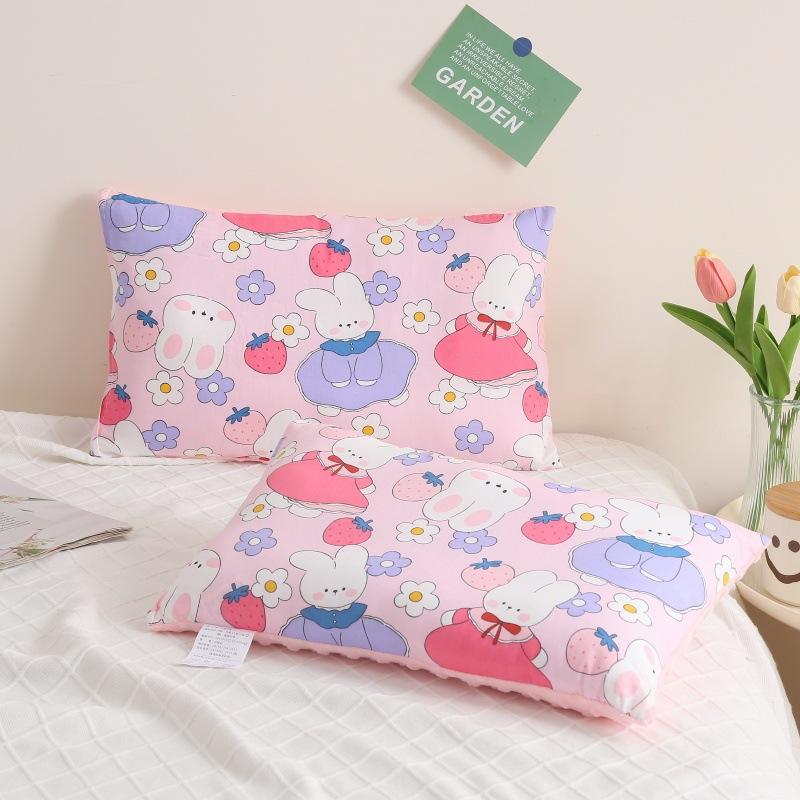 Class A Full Cotton Doudou Velvet Cartoon Small Pillow Kindergarten Students and Children Doudou Pillow Core Cervical Vertebrae Pillow Can Be Removed