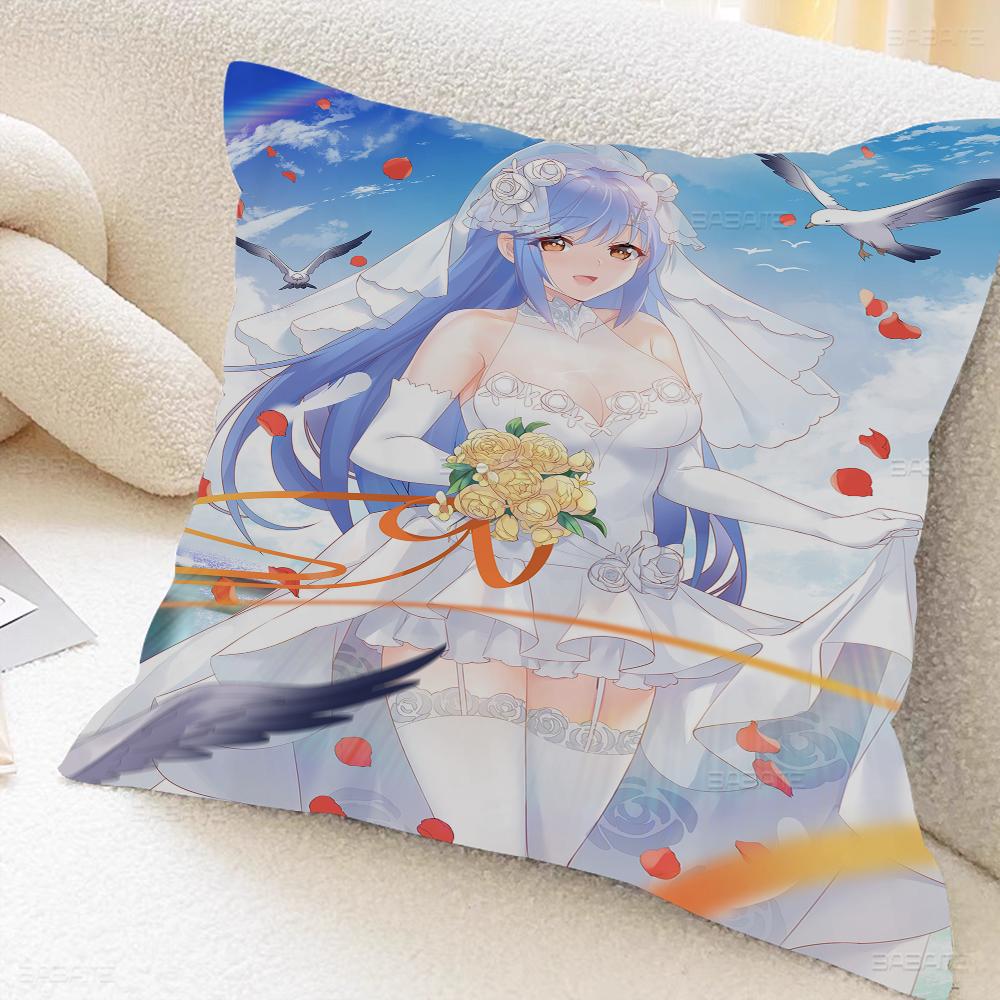 Anime Azur Lane Girl Pillow Anime Pillow Sofa Bed Head Pillow Cover Cushion Cover 45x45 Cm Fashion