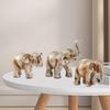 Resin Elephant Ornaments Fengshui Home Party Decor Resin Handicraft Modern Craft Nordic Style Sculpture for Office Desktop