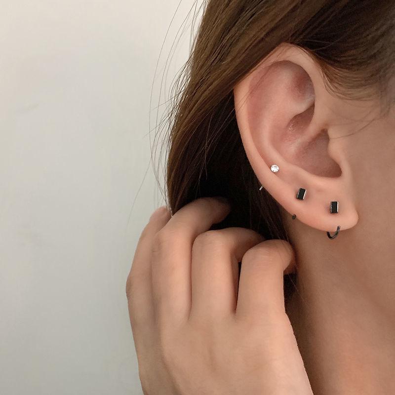 925 Sterling Silver Butterfly Stud Earrings - Elegant Ear Clips & Trendy Ear Hoops for Women