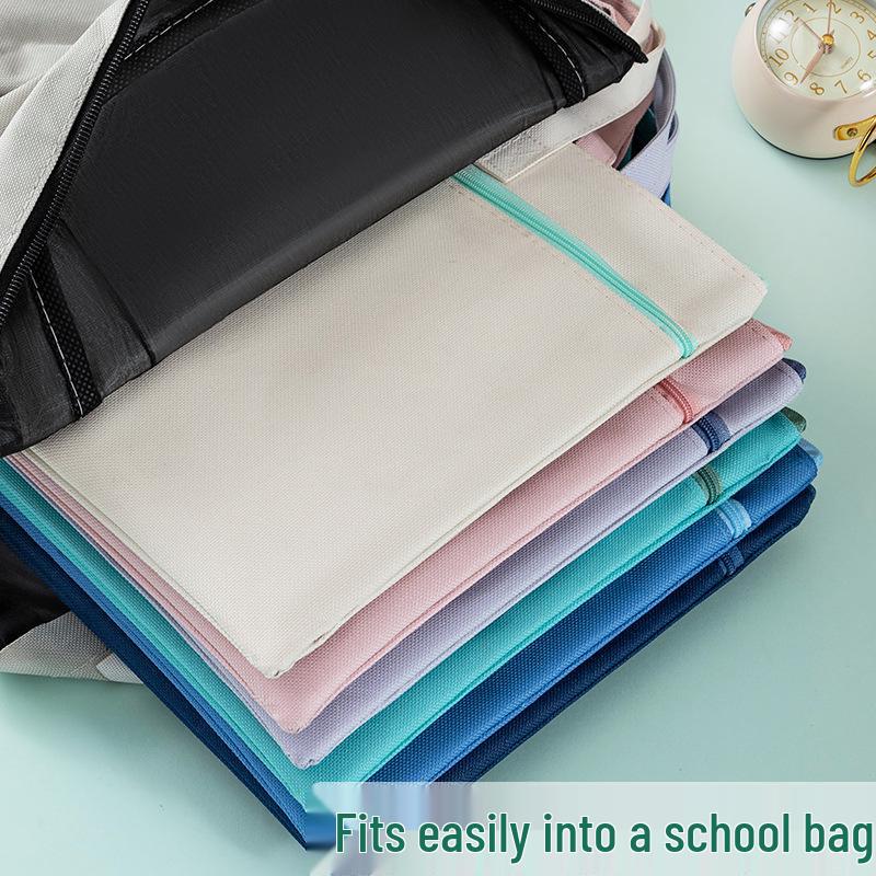 Morandi Oxford Student Tutoring Document Bag - Waterproof File Storage with Custom Logo Option
