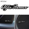 Car Audio Decorate 3D Aluminum Emblem Badge Sticker Decal Accessories For Alfa Romeo Giulietta GT 159 147 156 Mito Brera Giulia