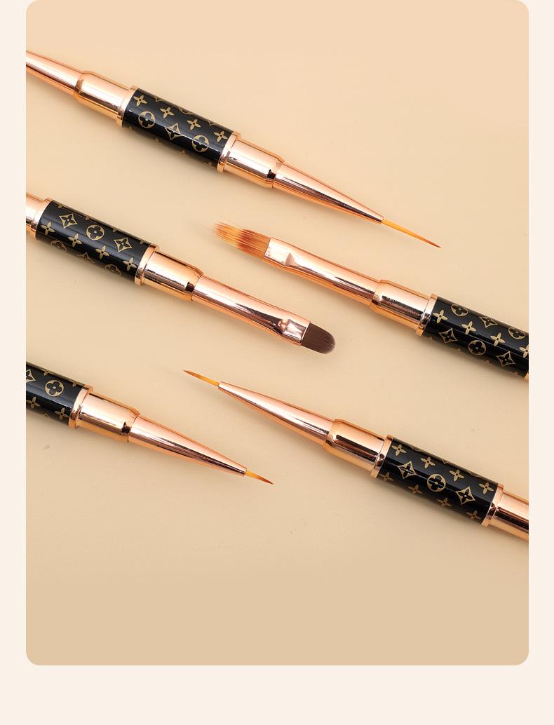 

Набор из 5 двухсторонних ручек для нейл-арта: Подводка два-в-одном, Мелкая светотерапия, Формирование, Рисование, Градиент, Кисти для прорисовки.