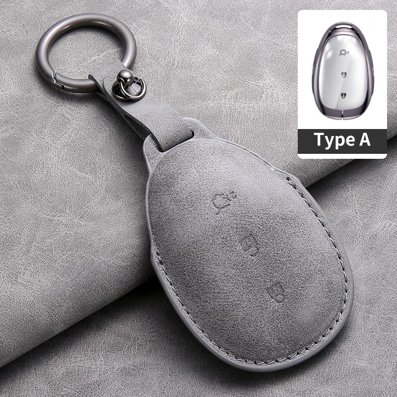 FOR QIYUAN TO GENESIS Car Smart Key Case Cover Key Pack Remote Protection Sleeve Buckle Rope Special Accessories Multi Styles