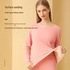 Men's & Women's Seamless Fleece-Lined Thermal Underwear Set for Autumn & Winter