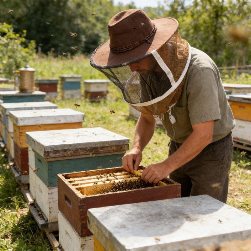 High Quality Beekeeper Hat Offering Superior Ventilation And Firm Hold For Extended Wear Outdoors
