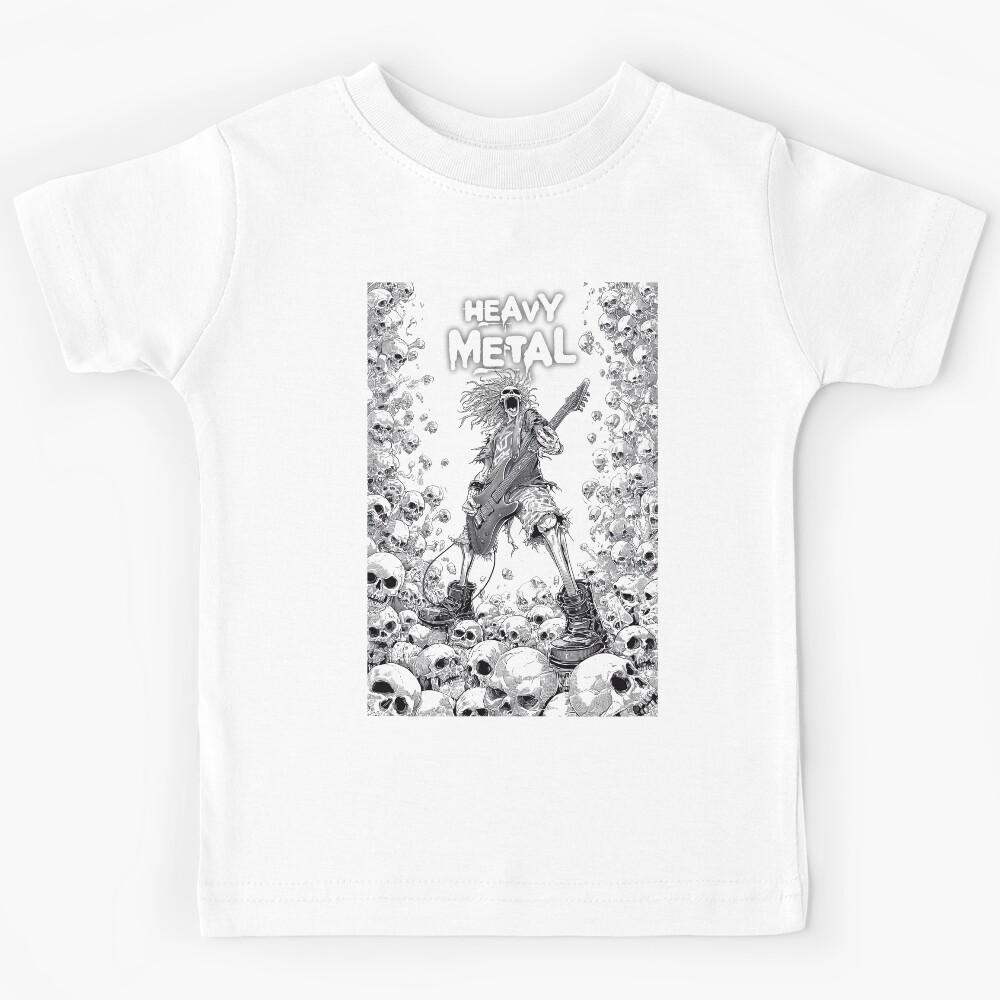Zombie Metal II - White edition - T shirt Music Collection Kids T-Shirt 140