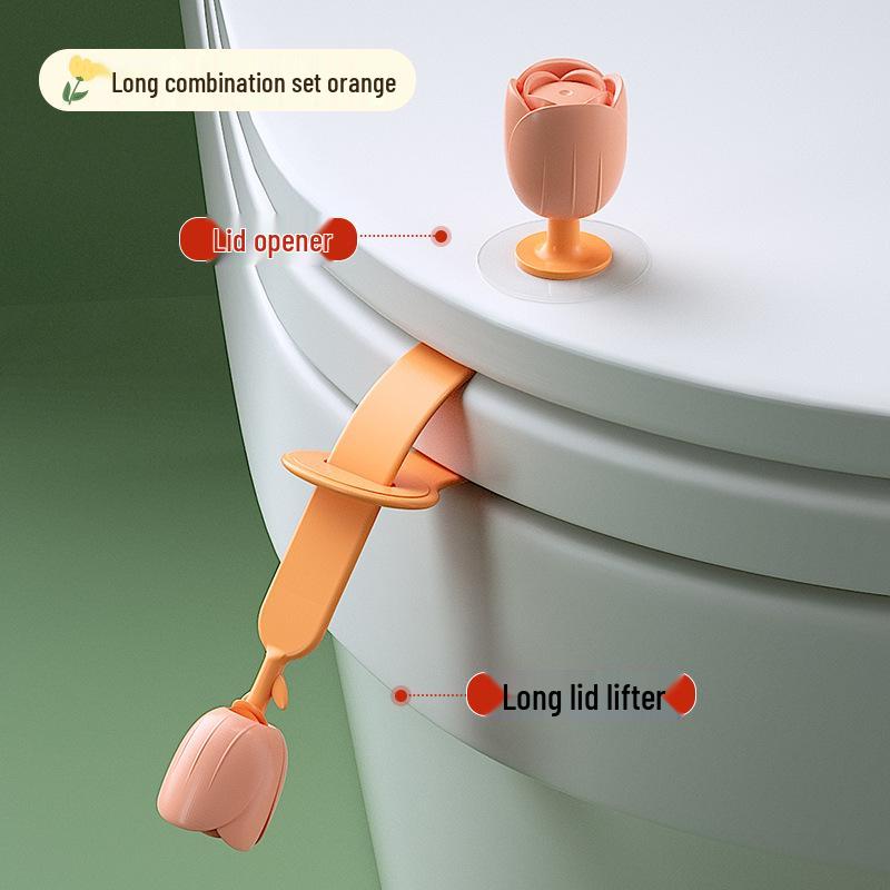 Hands-Free Silicone Toilet Lid Lifter - Portable, Smart Home Solution