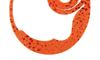 Start Silicone Tie Majikuru Curly #3 Orange Zebra MKC-03