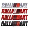 Metall Bil Frontgrill Emblemer Bak Bagasjerom Merker Dekaler Klistremerke for RalliArt Lancer Ralli Art 9 10 Asx Outlander Pajero