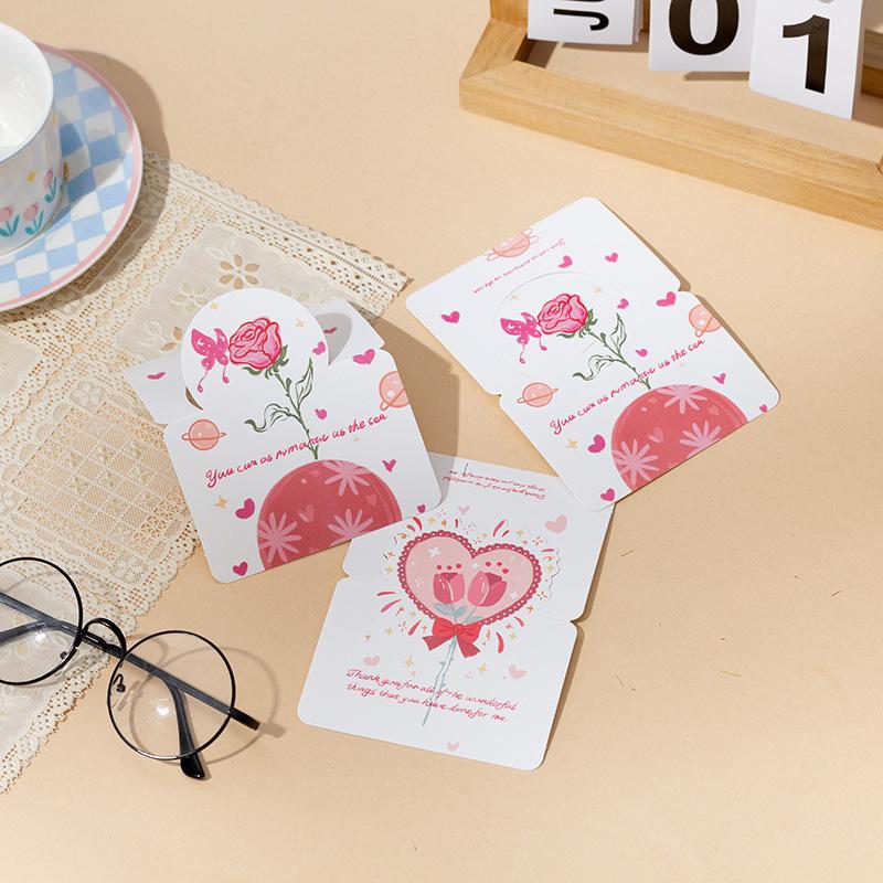 10 Pezzi Biglietti d'Invito Biglietti di Auguri Buon Compleanno Decorazione Fai da Te Biglietto Messaggio Biglietto Pieghevole Vuoto