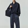 Fear of God Essentials Embroidered Classic Polo Sweatshirt Vintage Black Men Tops 192HO252042F