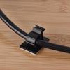 Adjustable Cable Clips Adhesive Nylon Wire Clamps Black 50 Pcs