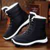 Cotton boots women's winter boots large size snow boots piled thickened women's boots cold-proof and warm cotton shoes
