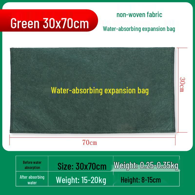Water-Absorbing Expandable Sandbag for Household Flood Control - Jute Non-Woven Flood Prevention Bag
