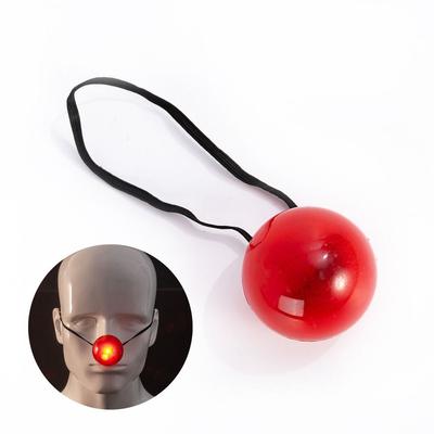 Nez Rouge de Clown Lumineux Spectacles sur Scène Déguisement Nez de Clown Lumineux Halloween Lumière Clignotante Nez Rouge Lumineux
