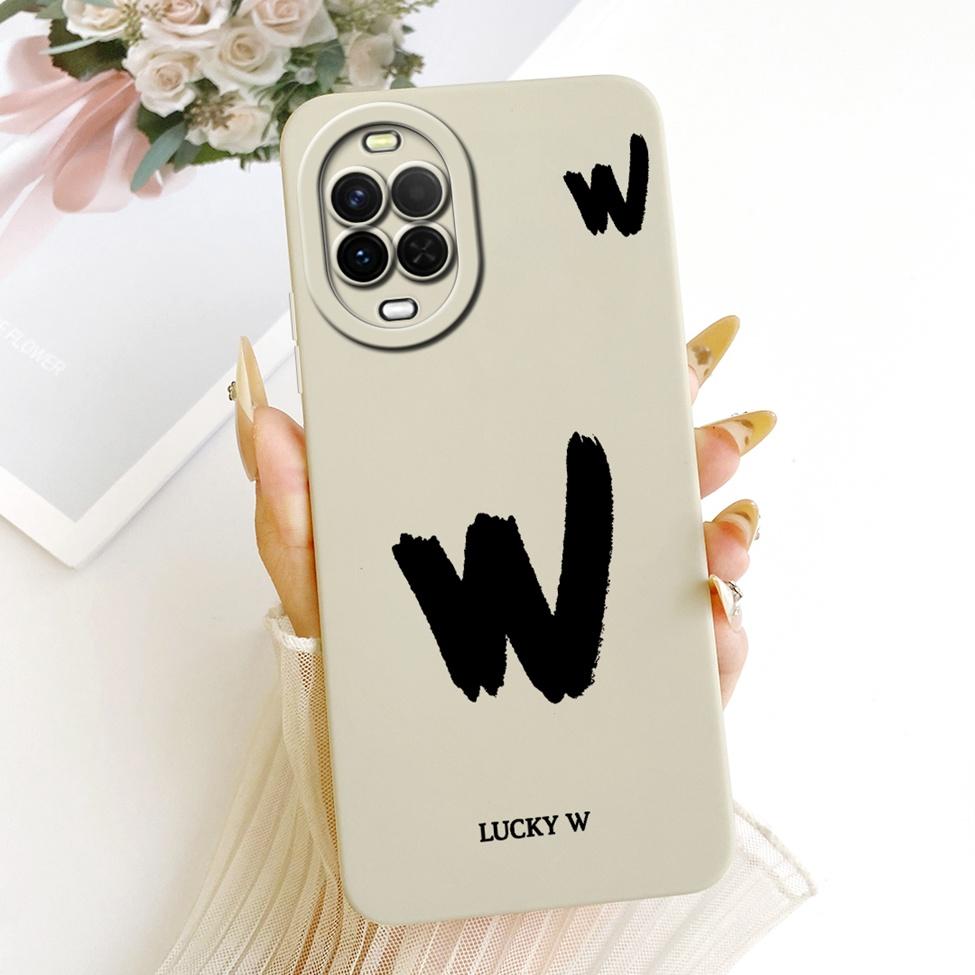 For Huawei Nova 15 Case Luxury A-Z Letters Fashion Cool Crown Silicone Phone Case For Huawei Nova15 PSN-AL00