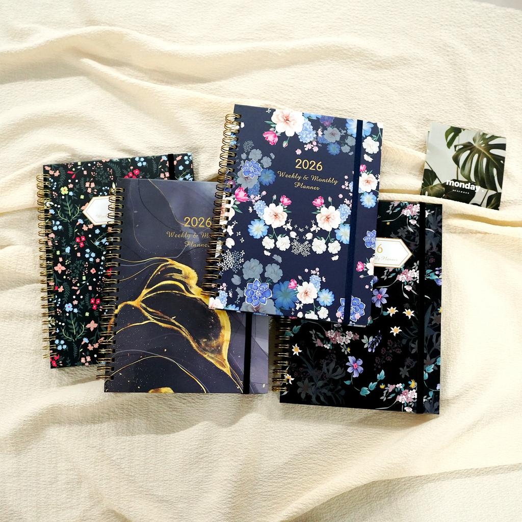 Strap Weekly Plan Book Schedule Book Coil Planner Journal Notebook