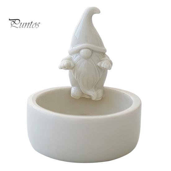 

Рождественский гном, керамический подсвечник, подставка для свечей, безликий гном, эльф, подсвечник, украшение, центральный элемент праздничного стола Xmas Santa Claus