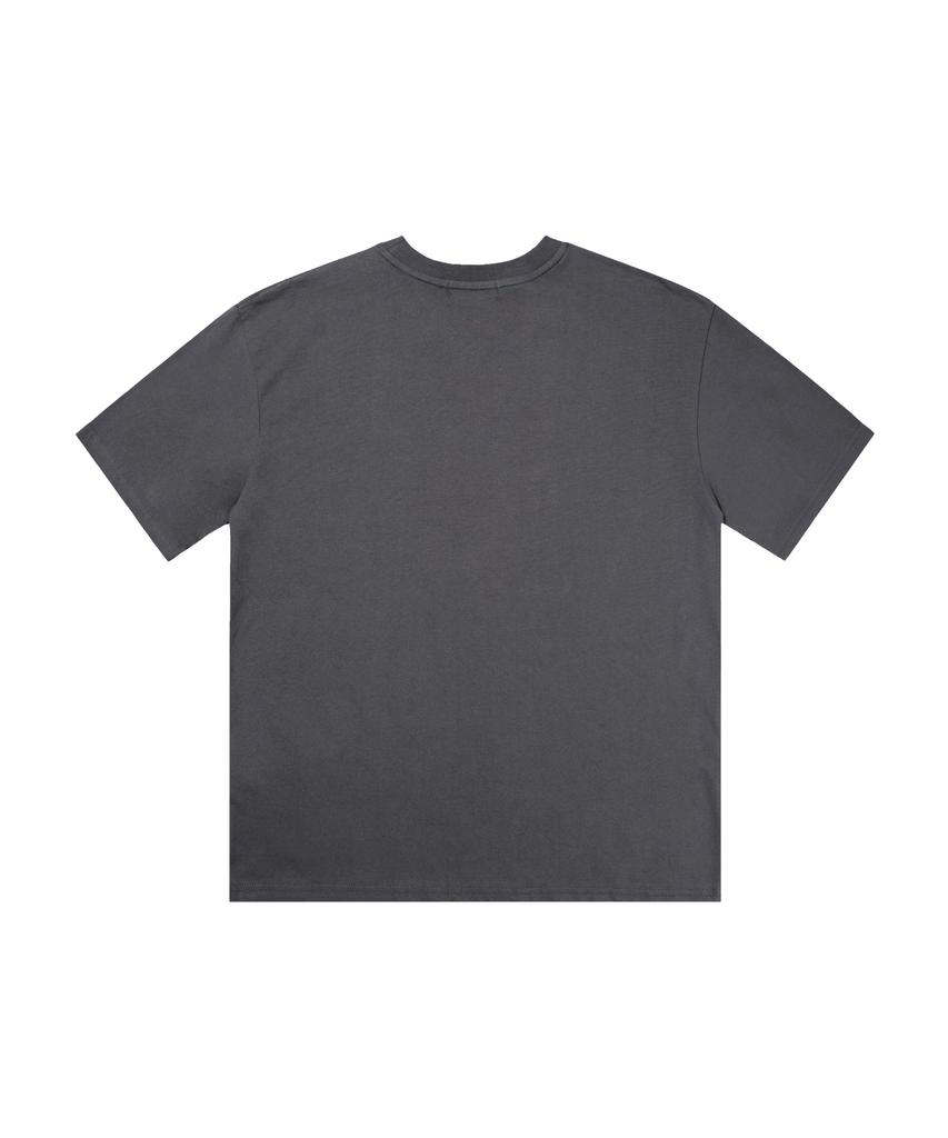 KAIFAI Creeping Vine Short Sleeve T-Shirt (Charcoal) K26Qb234