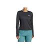 Adizero He T Box Limited Series Bequemes Weiches Schweißabsorbierendes Lässiges Langarm Regular T-Shirt Damen Oberteile Schwarz JD1745