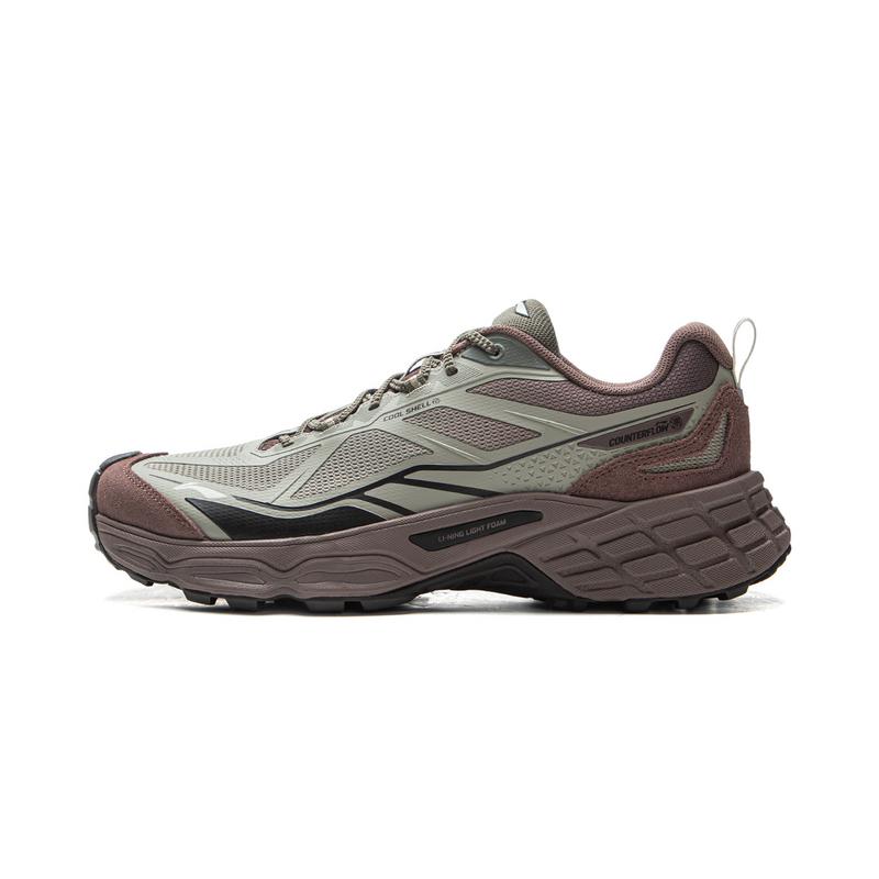 New LiNing CF Tracing, Wild Xingshan 2 Breathable And Resilient Low top Outdoor Shoes Unisex Taupe AHCV071-2