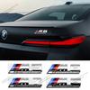 3D ABS Silver Black  Car Rear Trunk Stickers Competition Letters Badge Logo For BMW M Logo M1 M2 M3 M4 M5 M6 M7 M8 Competition