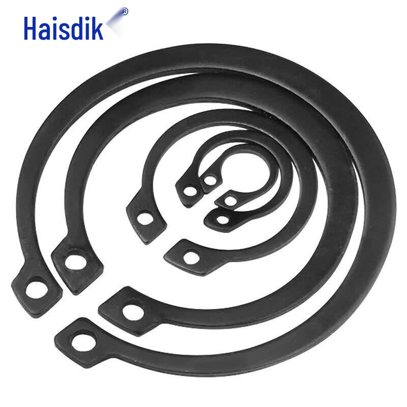 Haisidick Carbon Steel External Shaft Retaining Rings