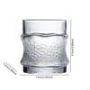 Whiskey Glass Drinking Beverage Cup Clear Unique Drinkware Beer Tea Coffee Mug 300ml for