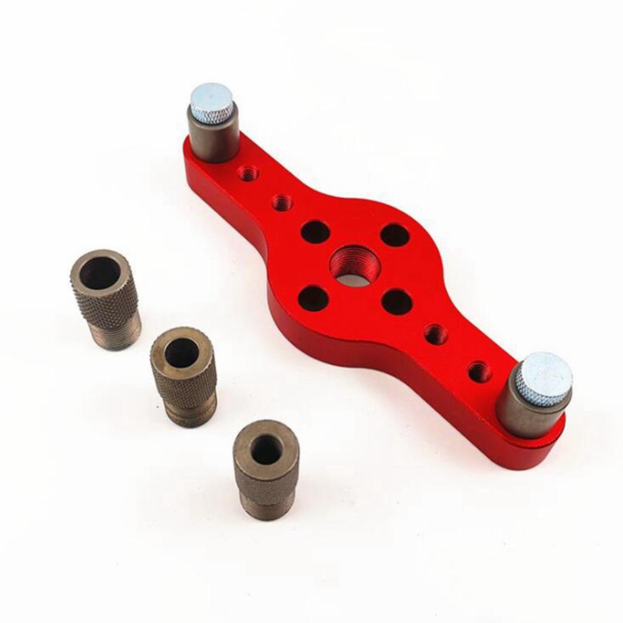 Gabarit de trou de poche Vertical, localisateur de perçage pour le travail du bois, Kit de guidage d'auto-centrage, perforateur de trous