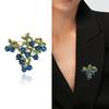 Enamel Cranberry Brooches for Women Unisex Fruit Plant Pins Banquet Party Backpack Gifts Jewelry Accessories