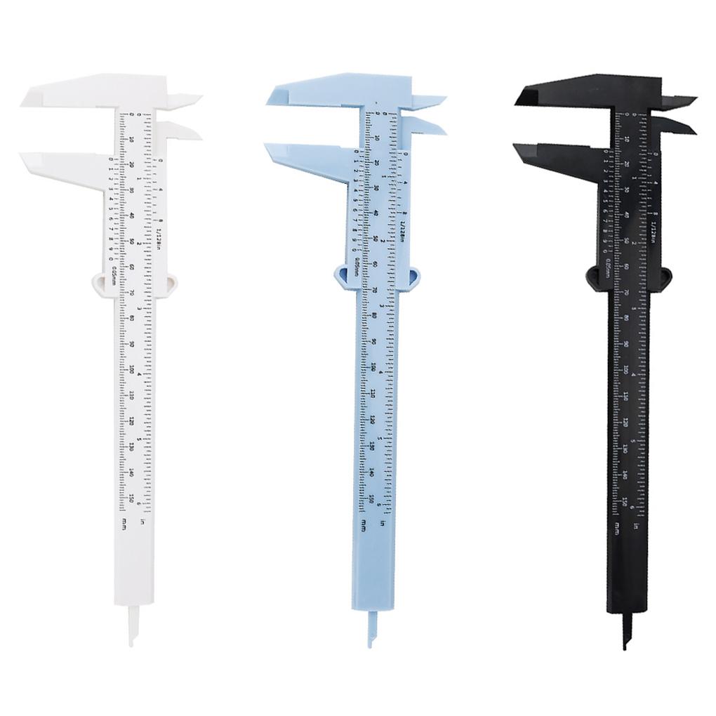 150mm Sliding Vernier Caliper Mini Measurement Gauge Dual Scale Accurate Measuring Tool for Students Experiment
