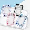Star Sliding Cover Card Holder Transparent Portable Id Protector Kpop Photocard Photo Case Student School Card Bus Card Holder