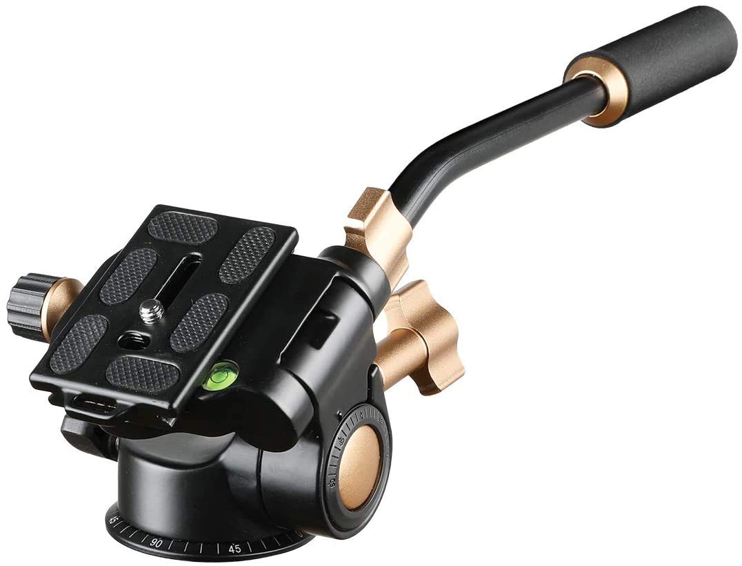 

SOONPHO Video Pan and Tripod Pan and Tripod Aluminum Fluid with Extended Quick for Digital Slider 6kg Weight Invoice Issue Available Head, 2-Way Head, чёрный