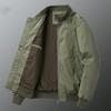 Baumwoll-Bomberjacke für Herren im Frühling und Herbst, lockere, große Größe, Baseballjacke für Herren