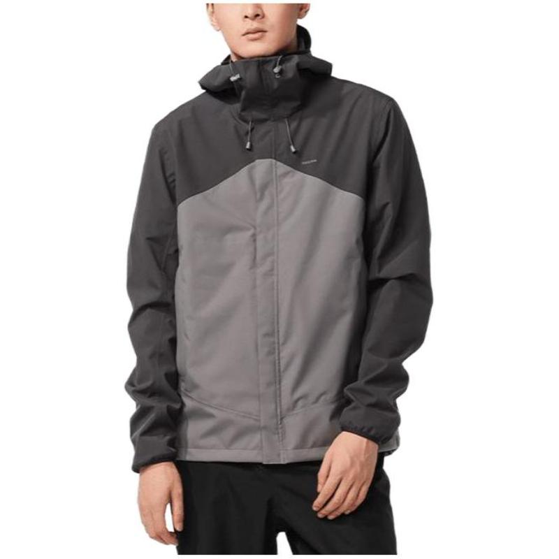 

Decathlon MH150 Thin Solid Color Hooded Zipper Outdoor Mountain Sports Hiking Jacket Waterproof and Windproof Jacket for men and women XXL