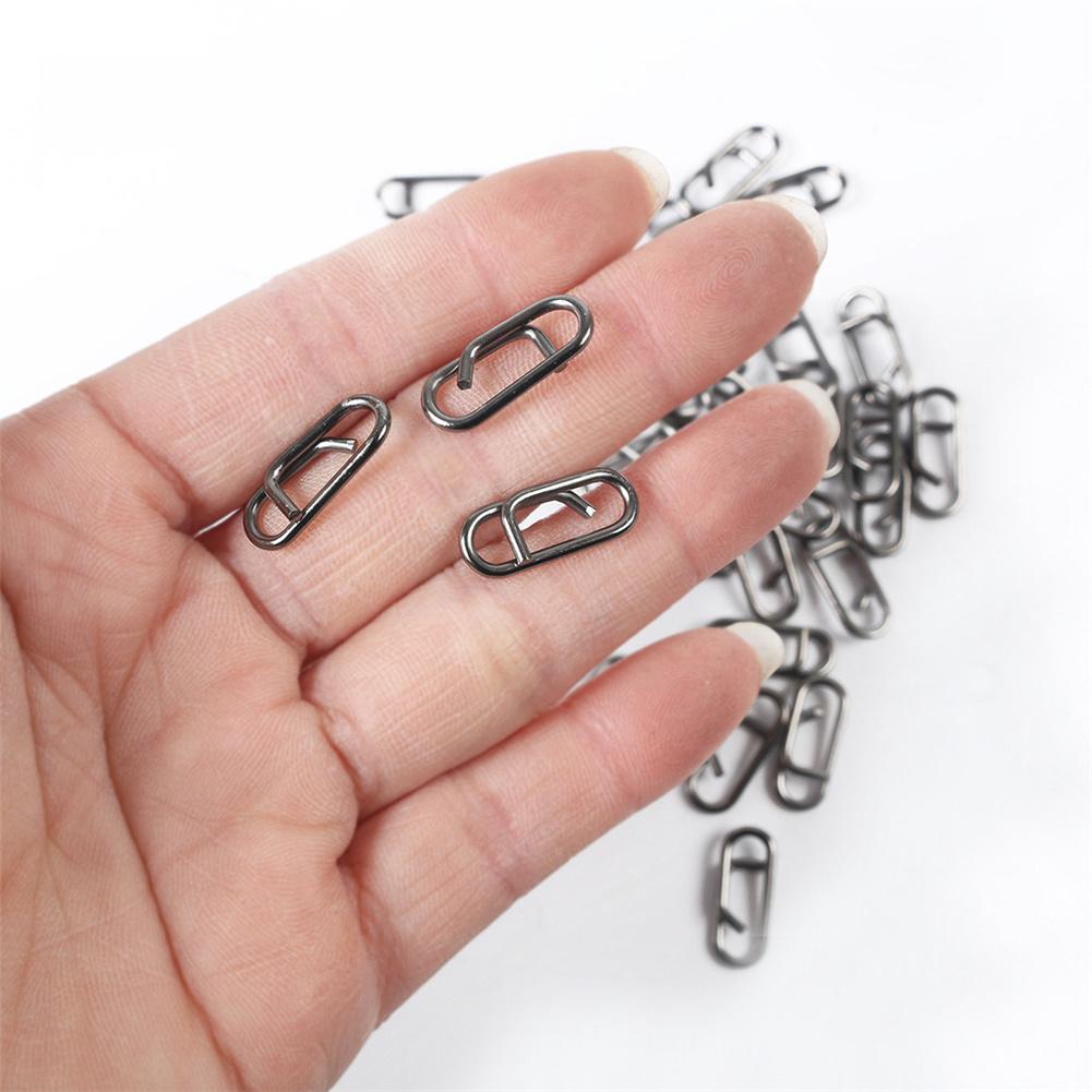 10 peças/pacote Anéis de Pesca Anel Sólido Reforçado Anel de Conexão para Isca Acessórios de Pesca